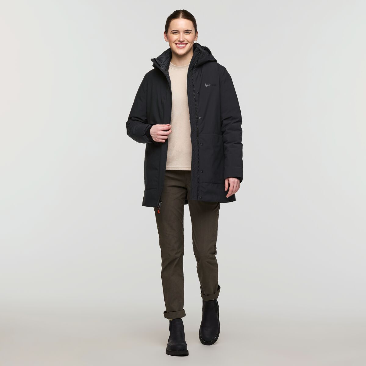 Calidez Down Parka - Black