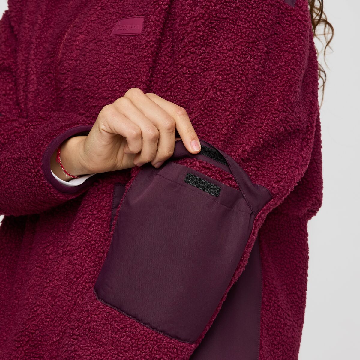 Bacano Fleece Jacket - Jam and Blackberry