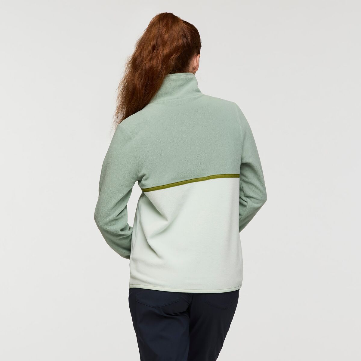 Amado Fleece - Silver Leaf and Foam