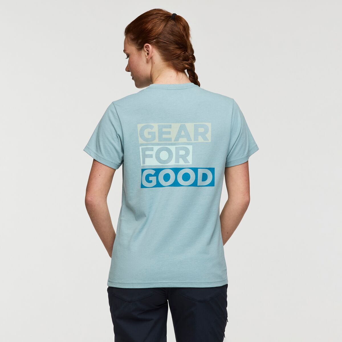 Gear For Good Stripes T-Shirt - Sea Spray