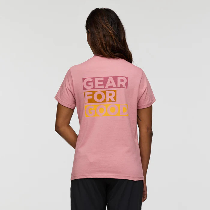 Gear For Good Stripes T-Shirt - Rose