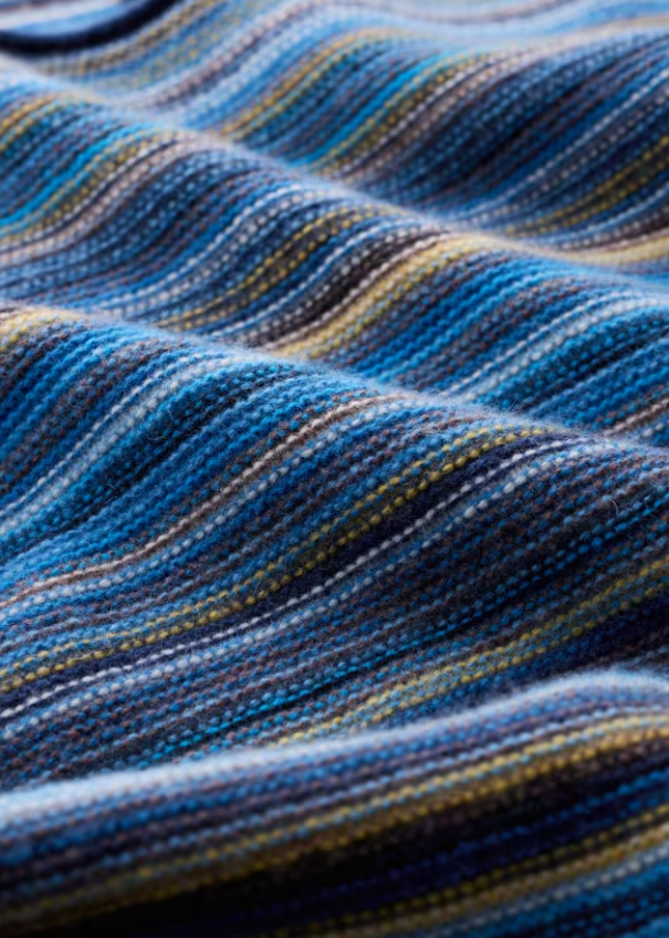 Fruity Striped Jumper - Ripple Marks Bright Marine Mix