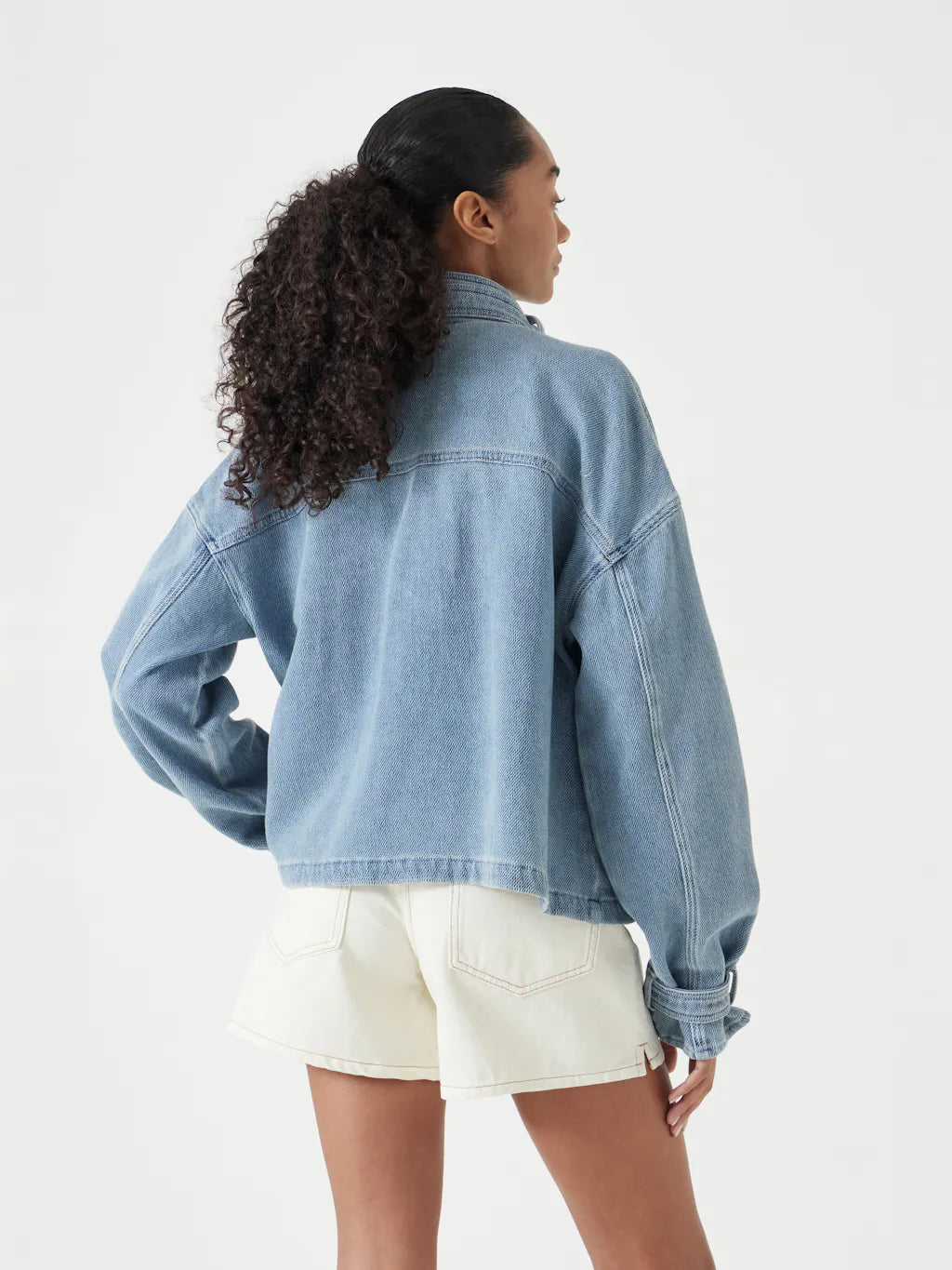 Supersoft Denim Melinda Jacket - Light Blue
