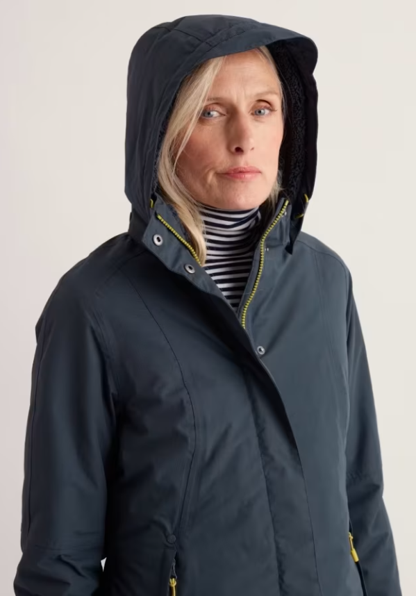 Janelle Waterproof Raincoat - Squid Ink
