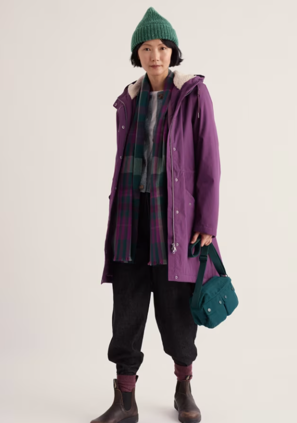 Plant Hunter Waterproof Parka Coat - Blackthorn