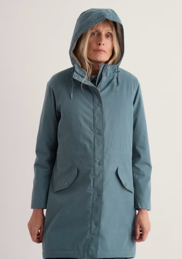 Plant Hunter Waterproof Parka Coat - Nickel