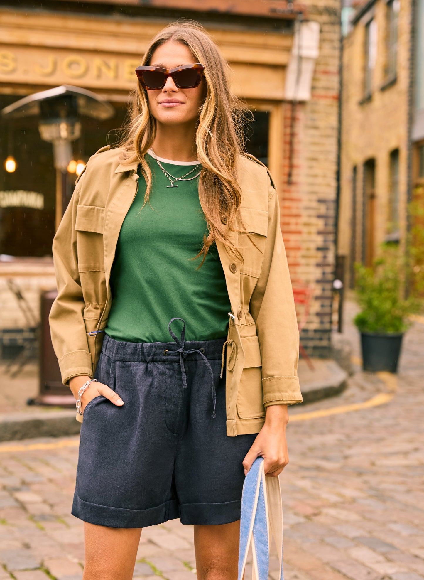 Marlowe Hemp Shorts Indigo