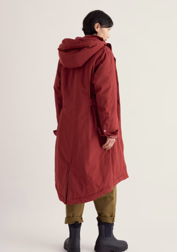 Janelle Waterproof Raincoat - Dark Dahlia