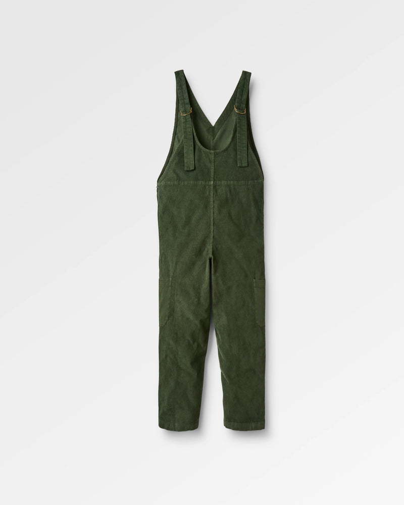 Refuel Cotton Cord Dungarees - Fir Tree