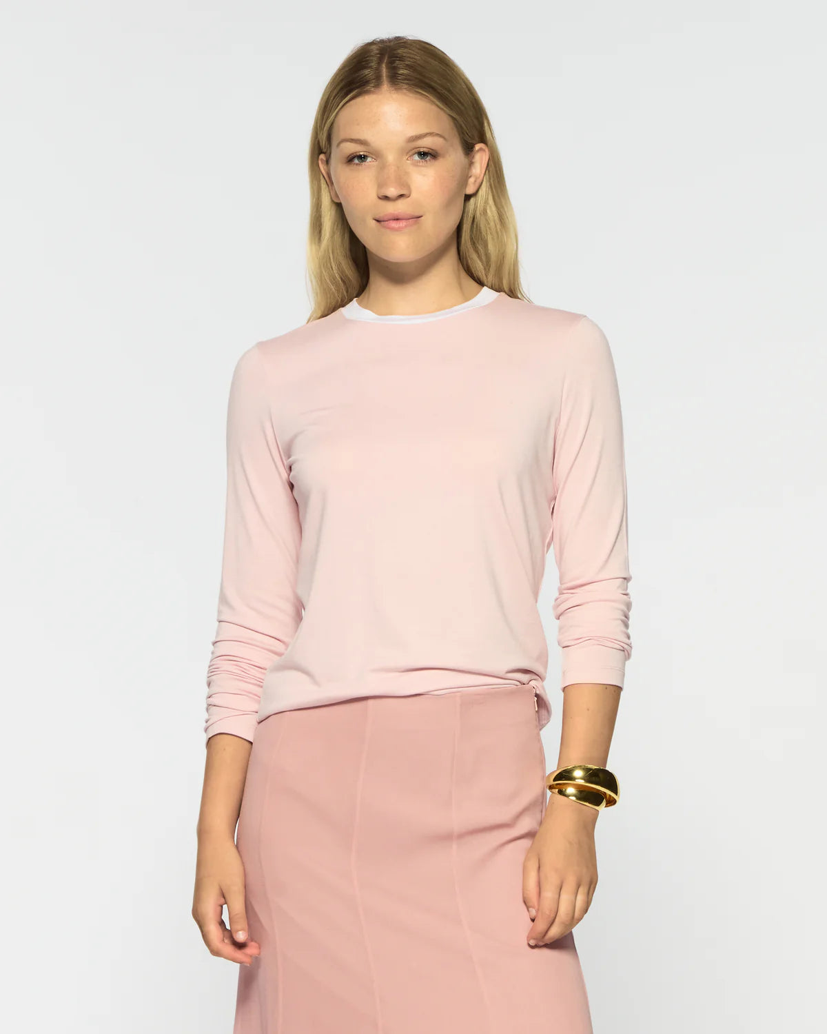 Long Sleeve T-Shirt - Pale Pink