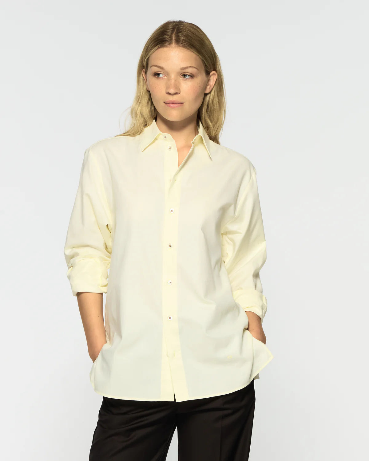 Oversized Shirt - Butter Yellow
