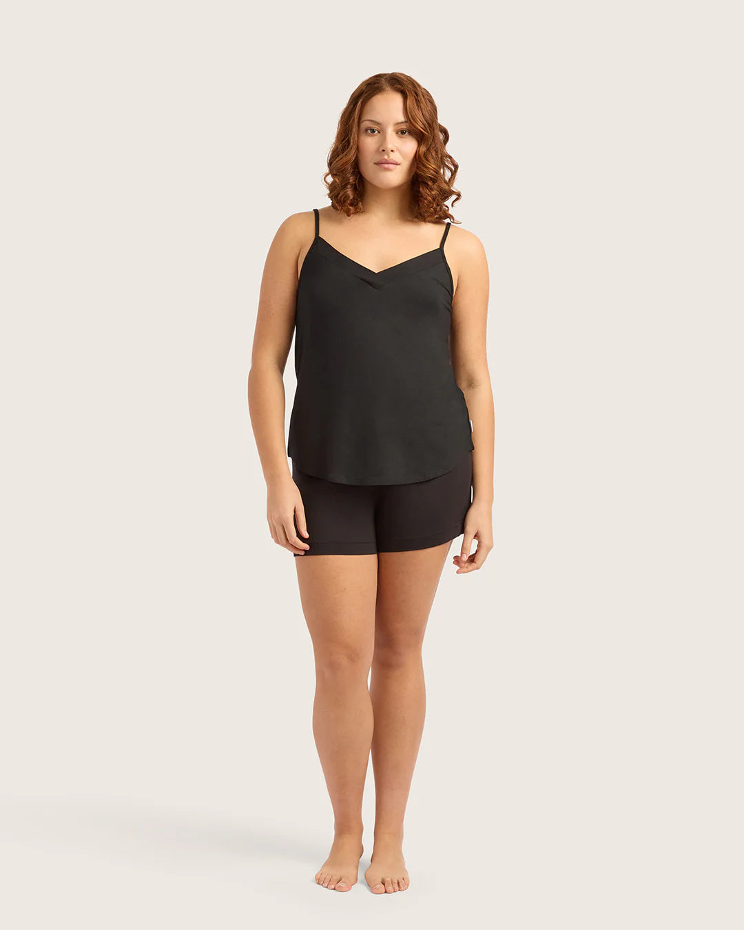 Bamboo Jersey Sleep Cami - Black