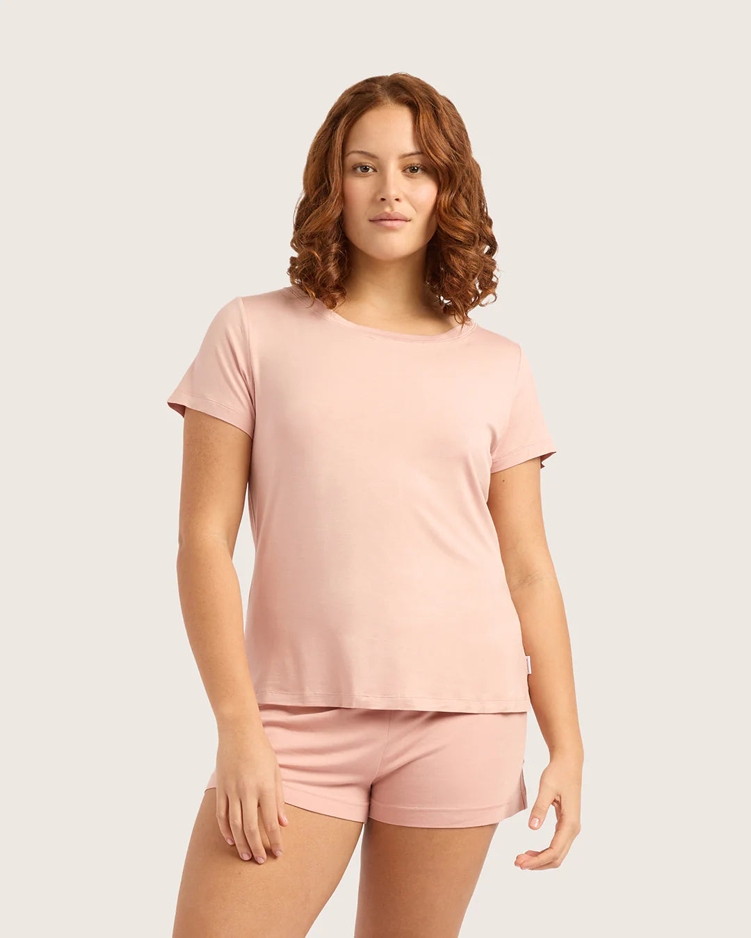 Bamboo Sleep Tee - Dusty Pink