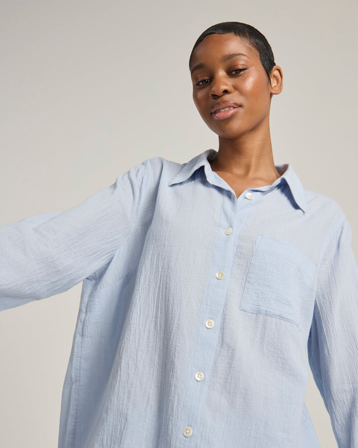 The Midi Shirt - Sky