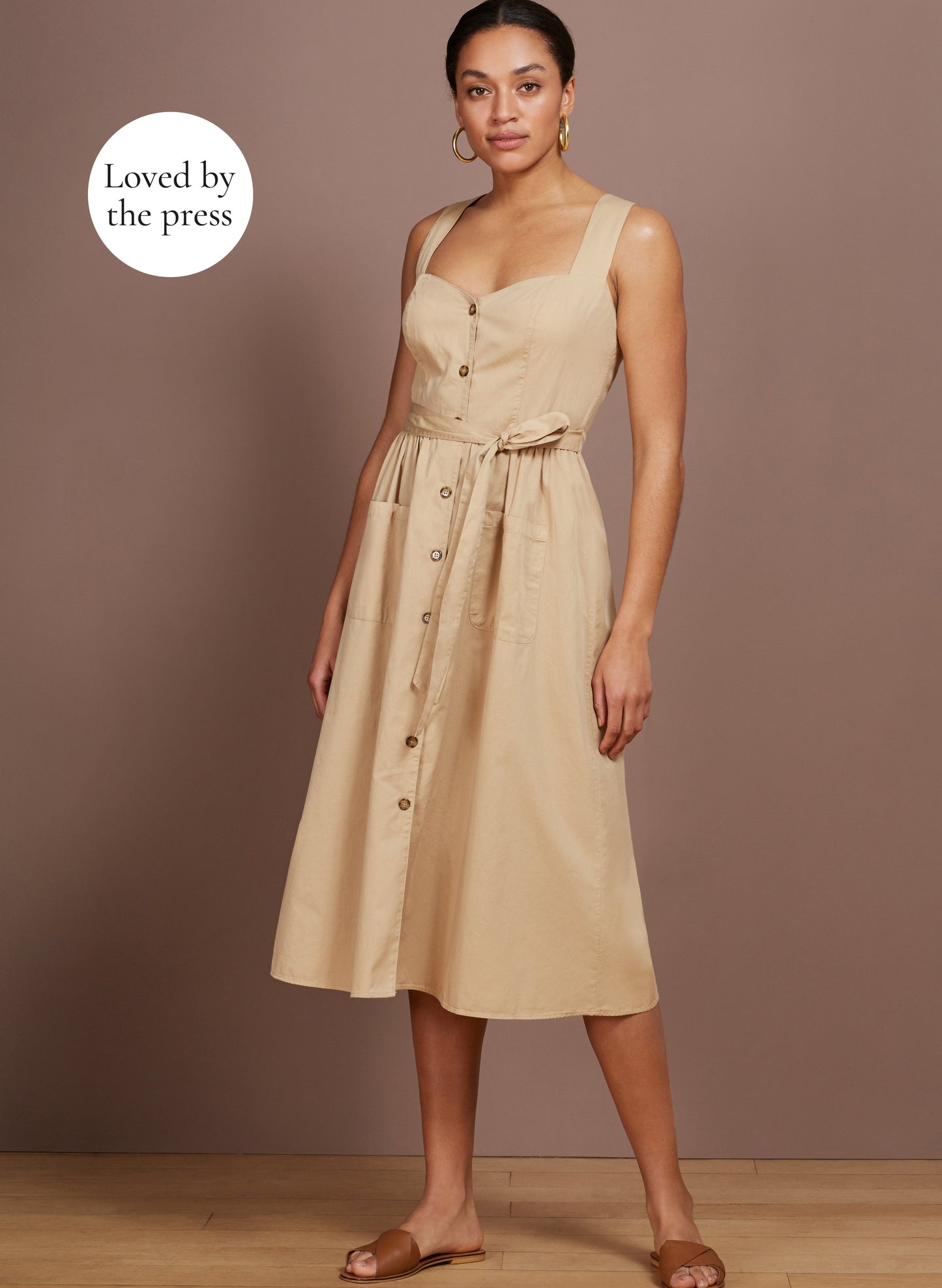 Lucille Dress Sand