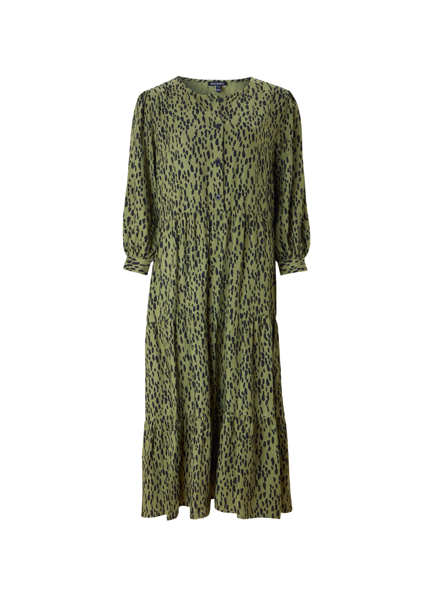 Pre-Loved Gillia Dress / Khaki Dash Print