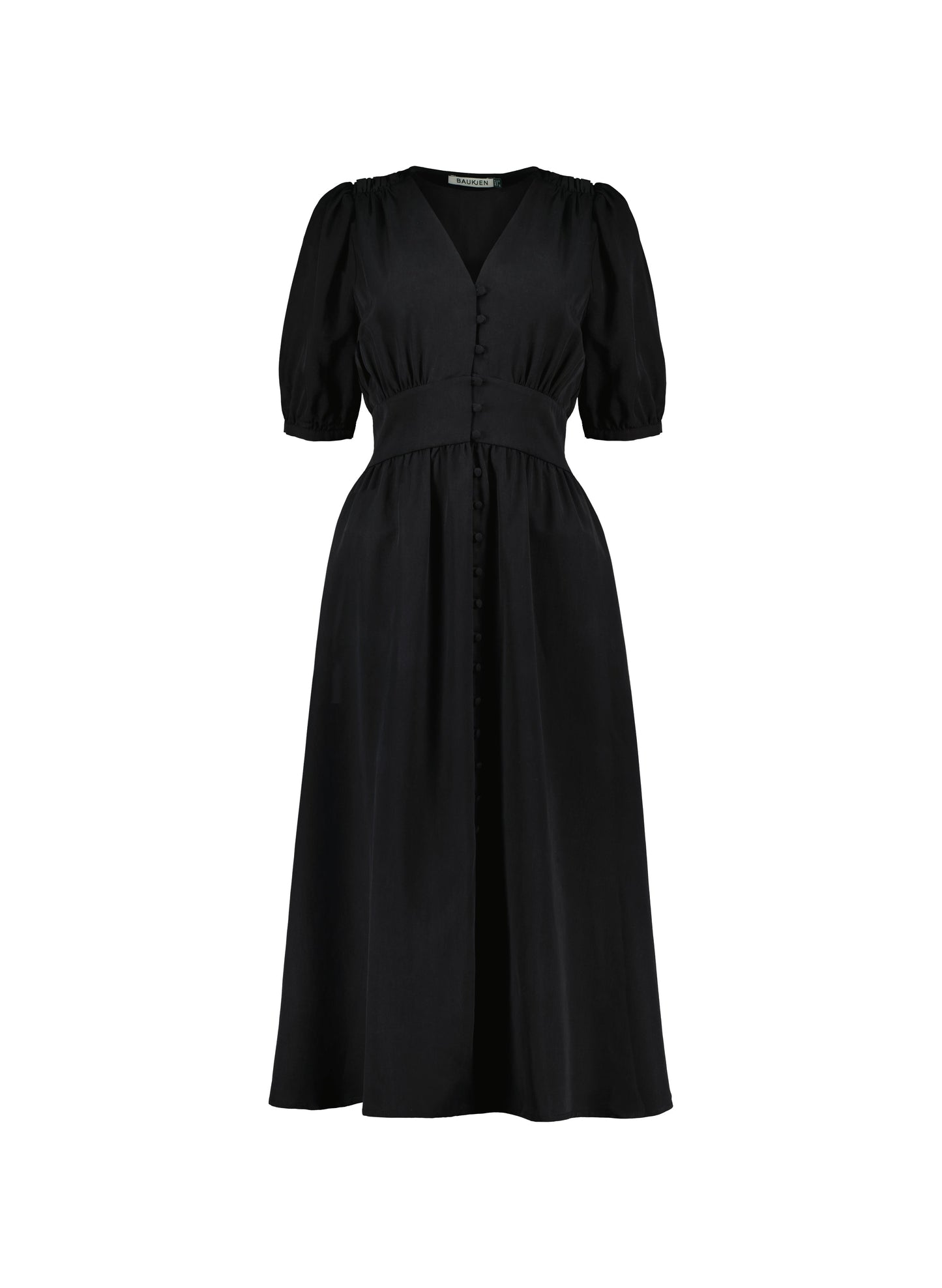 Pre-Loved Tia Dress with Tencel / Caviar Black