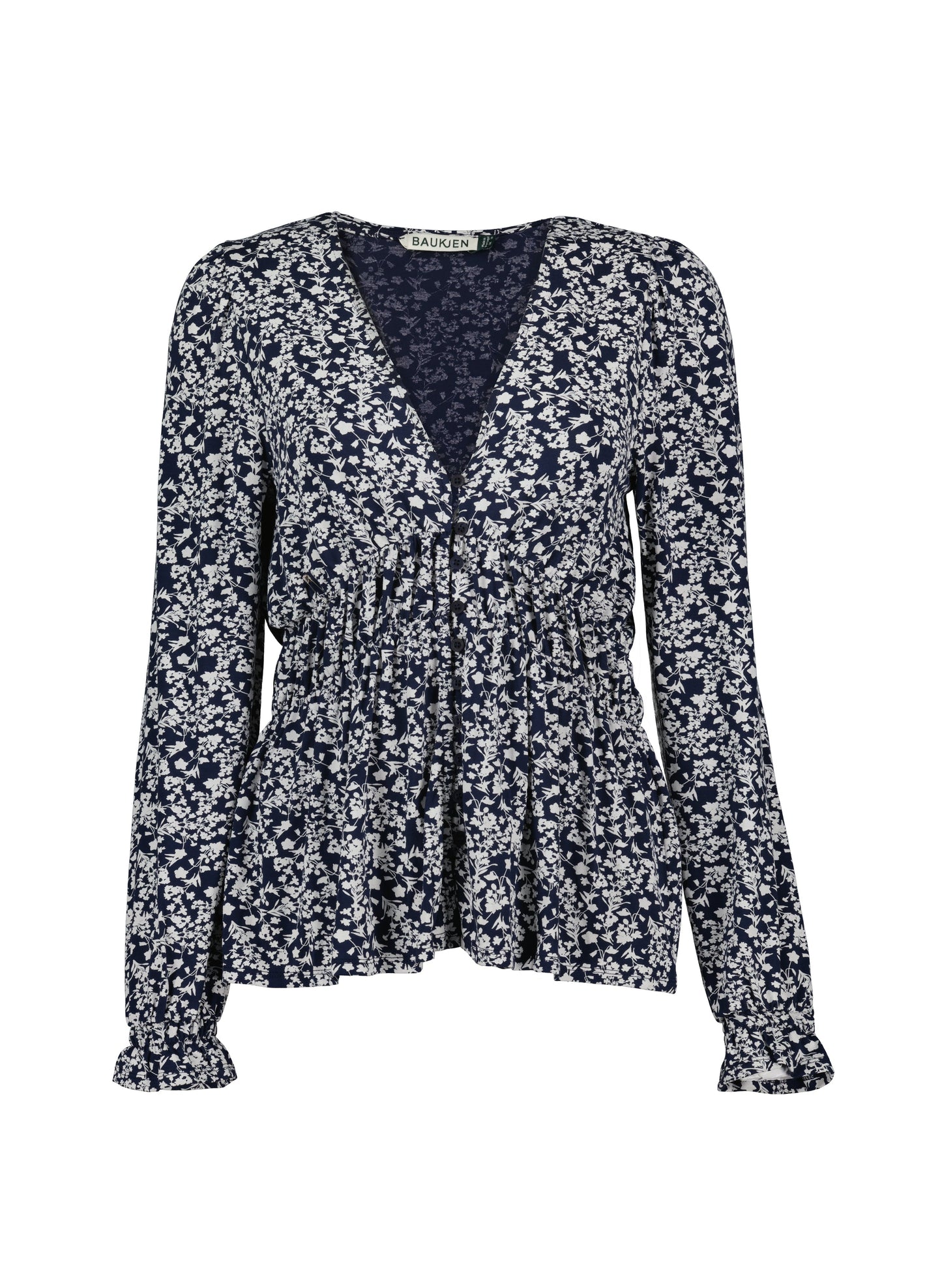 Judith Blouse with Lenzing Ecovero Indigo Foliage