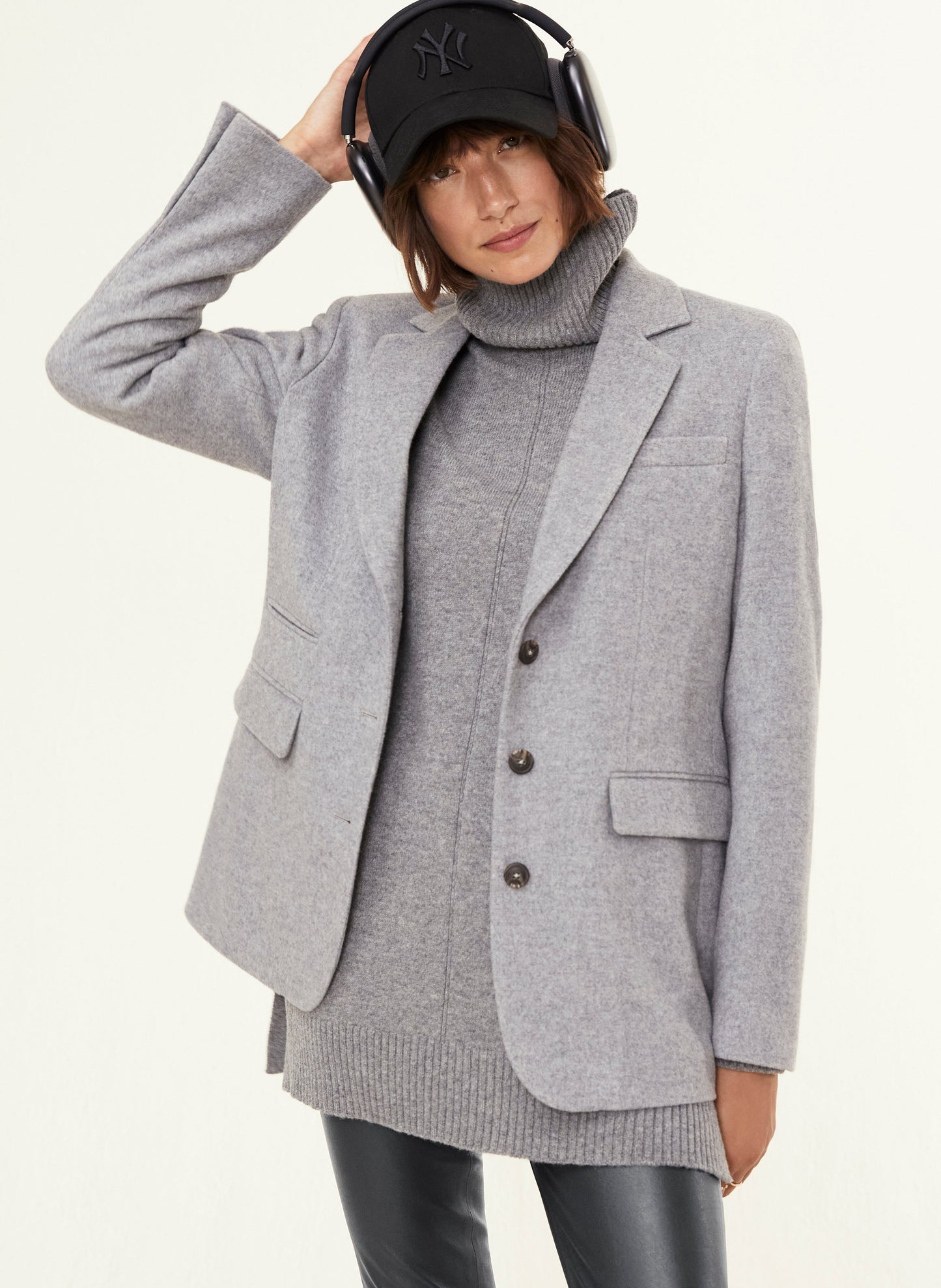 Gaya Wool Leisure Blazer Grey