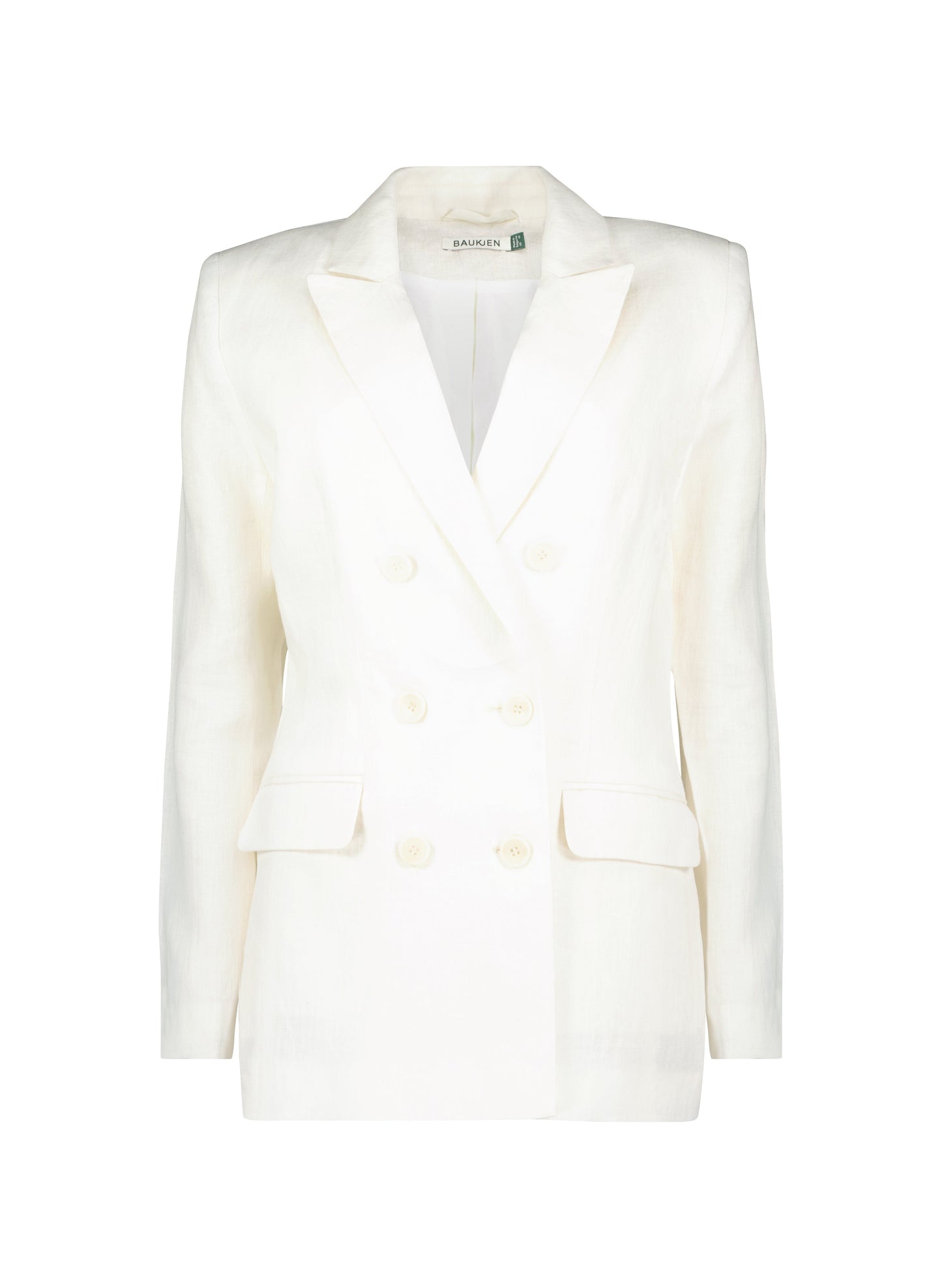 Pre-Loved Whitley Linen Blazer / Pure White