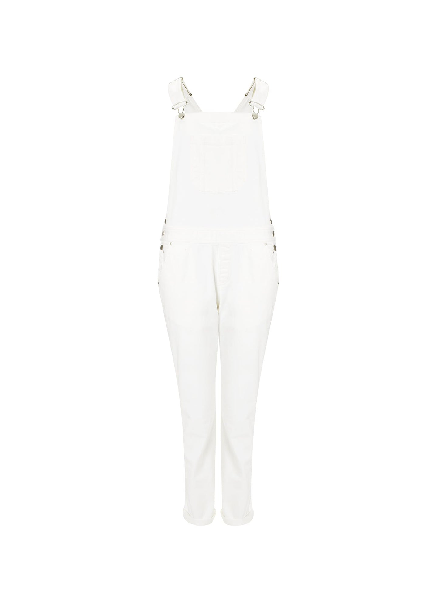 Gail Relaxed Dungarees Off White