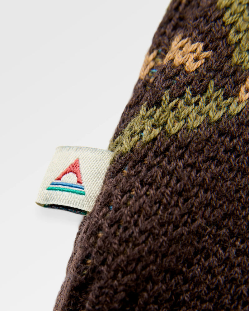 Moonbeam Relaxed Fit Knitted Jumper - Espresso