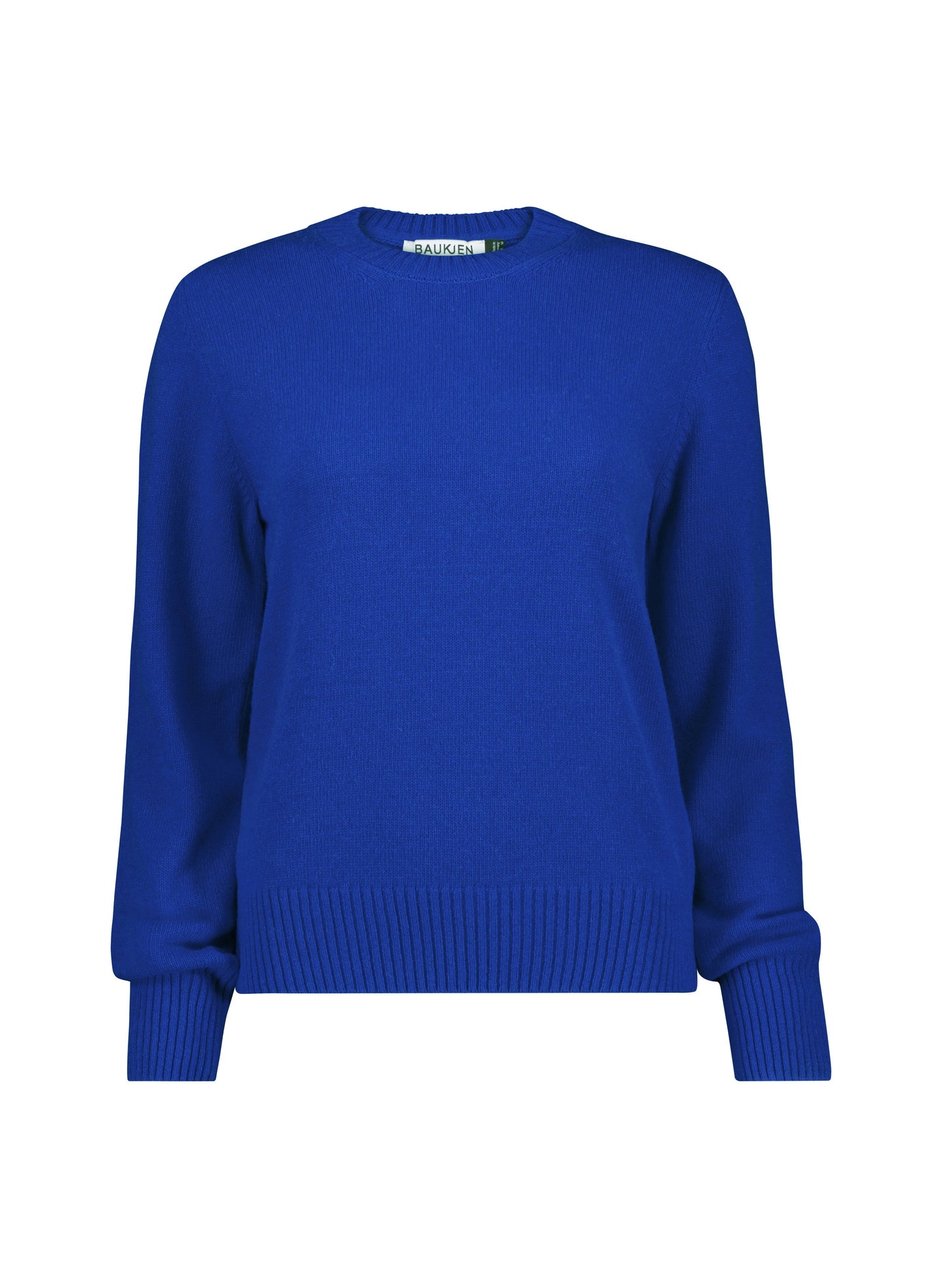 Zucca Wool Blend Crew Neck Jumper / Cobalt Blue
