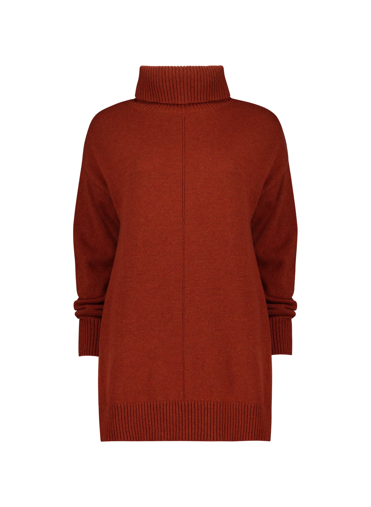 Asher Recycled Wool Blend Jumper Ginger