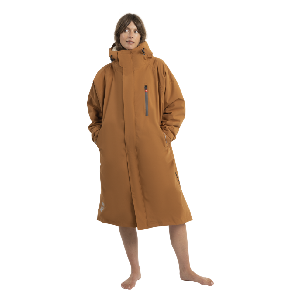 Women's Long Sleeve Dry Waterproof Changing Robe Alter Evo Pro-Caramel