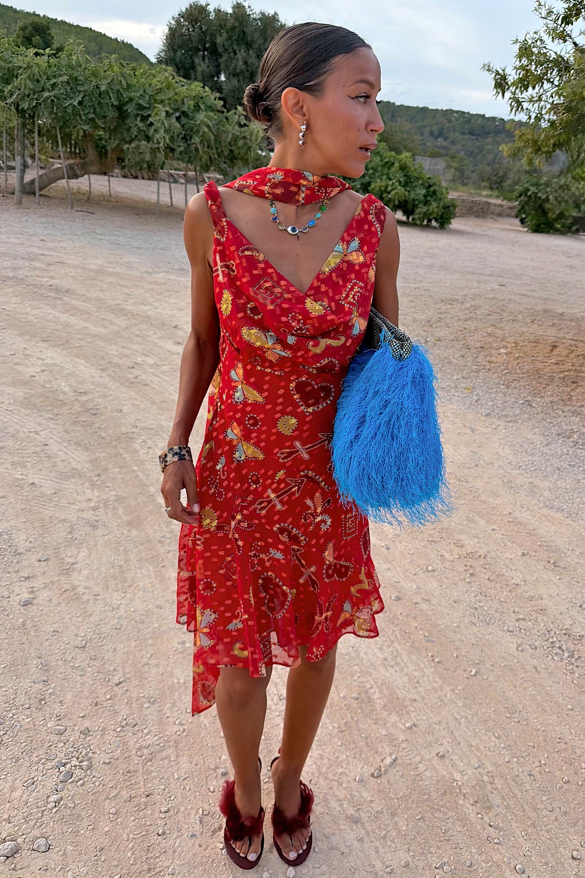 Red Astra Mini Sophie Dress