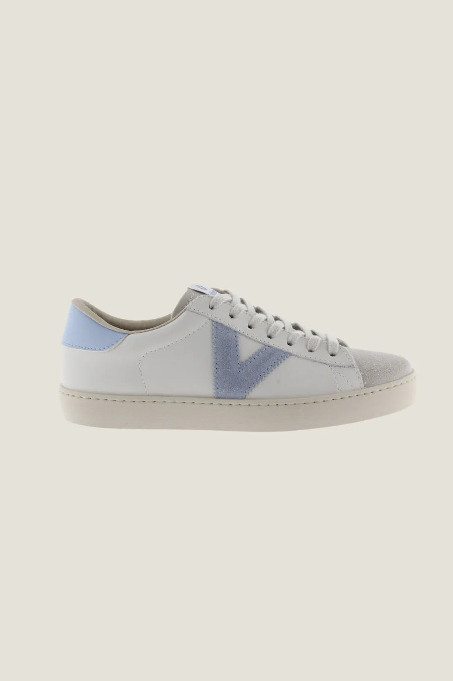 VICTORIA Berlin Low Top Trainer - White/Blue