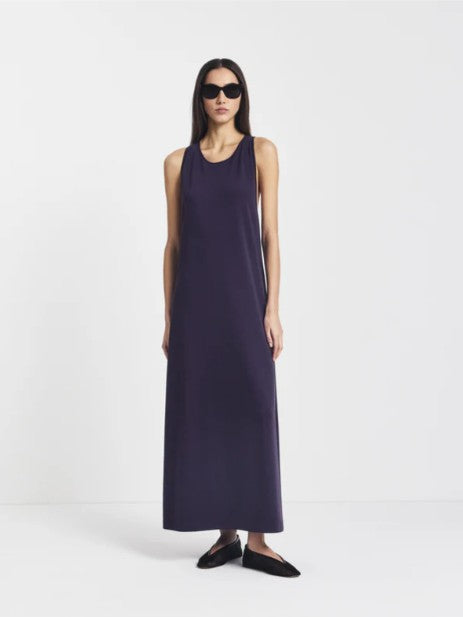 Siq Organic Cotton Dress in Aubergine