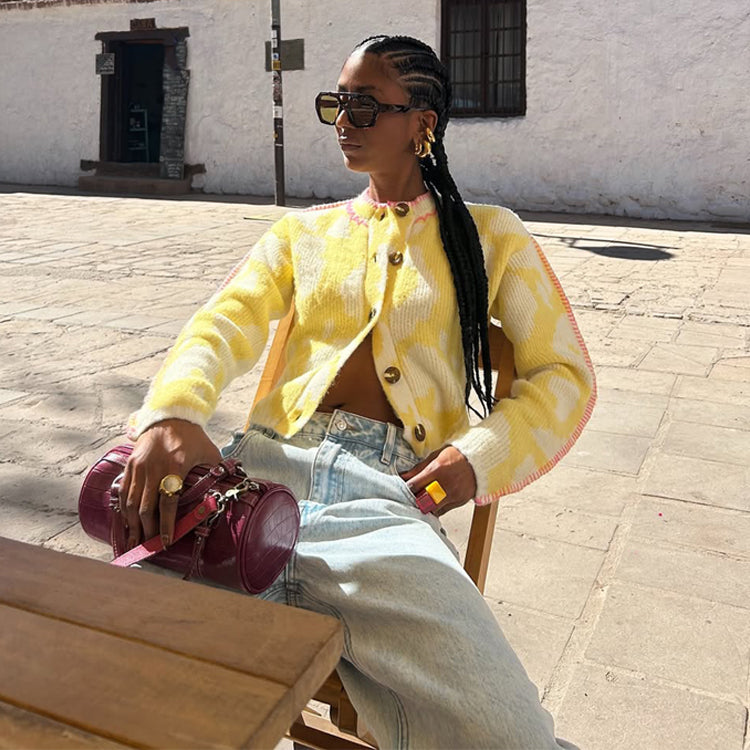 Yellow Zizi Cardigan