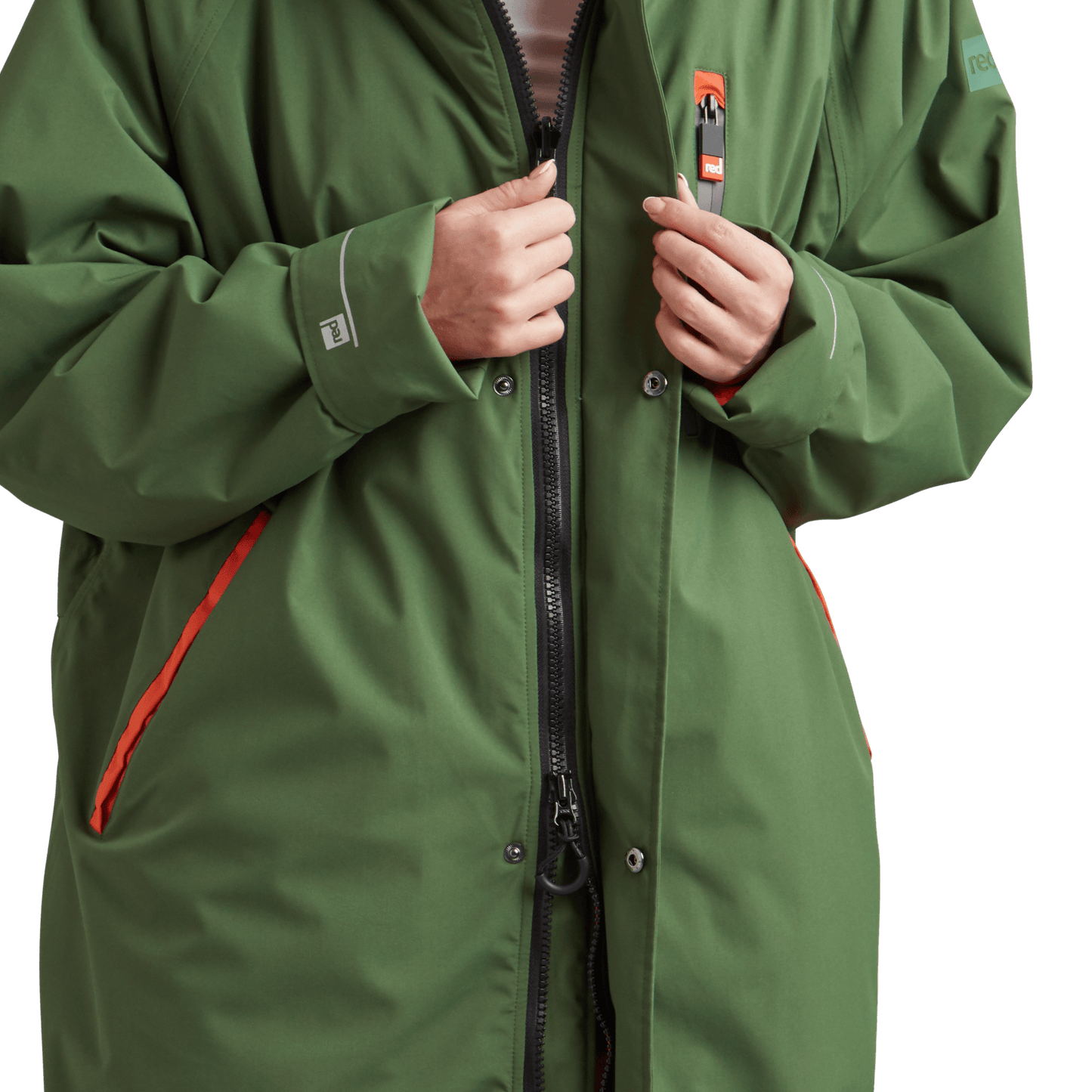 Women's Long Sleeve Dry Waterproof Changing Robe Alter Evo Pro-Green