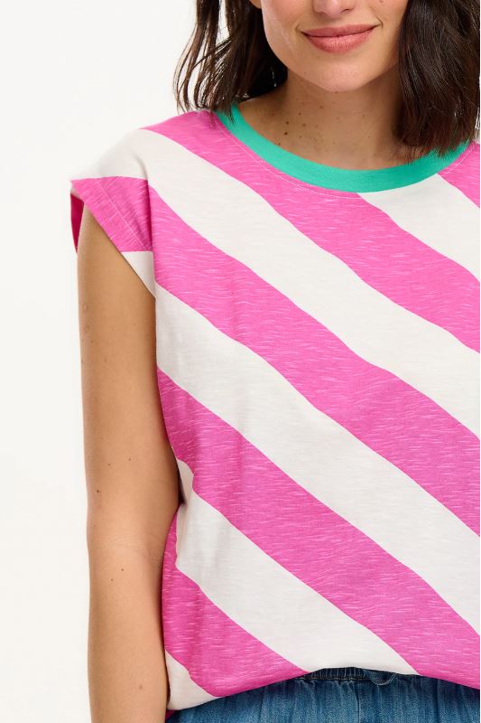 Chrissy Relaxed Tank T-Shirt - Brighton Rock