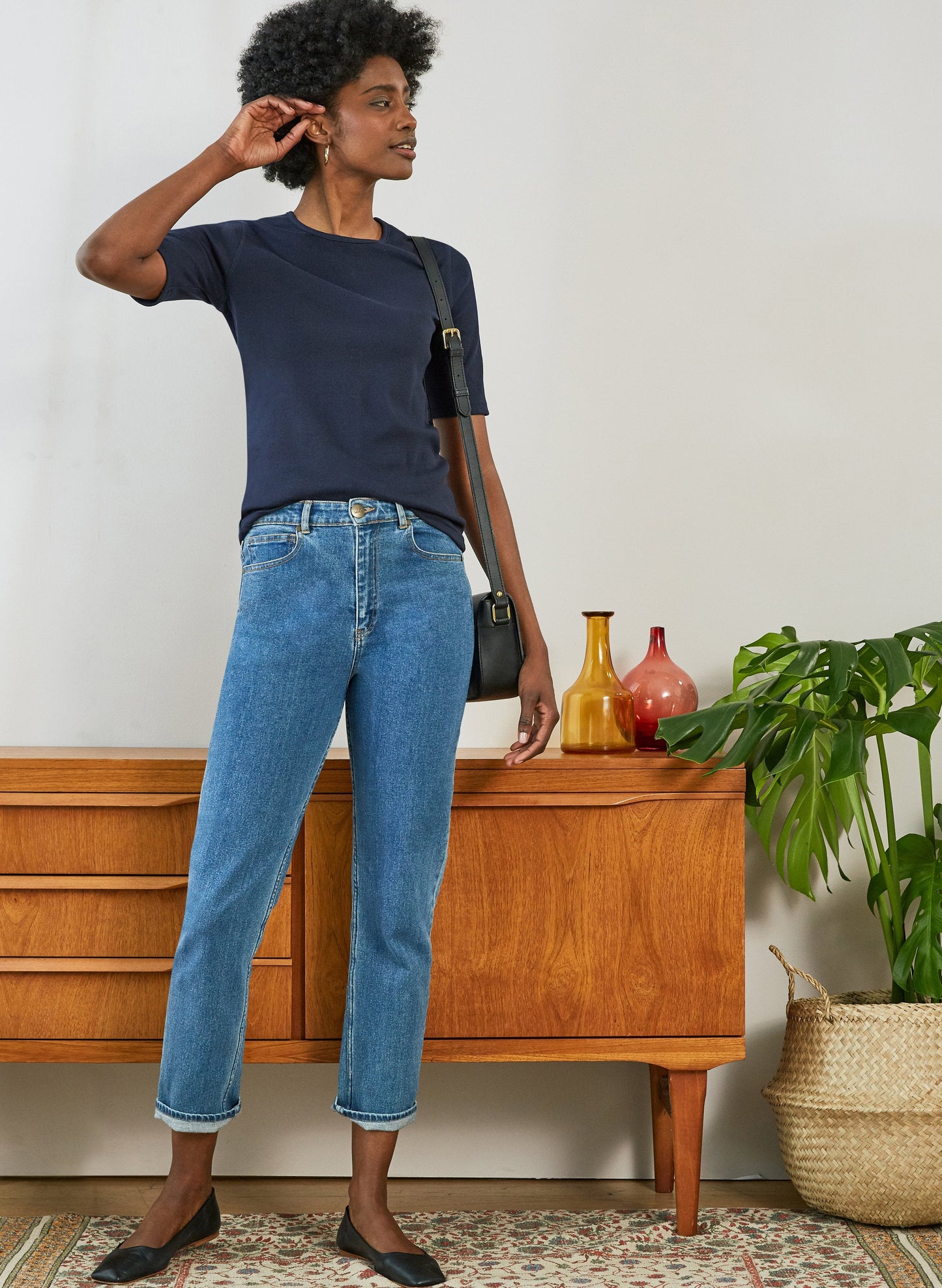 The Organic Girlfriend Jean Washed Indigo