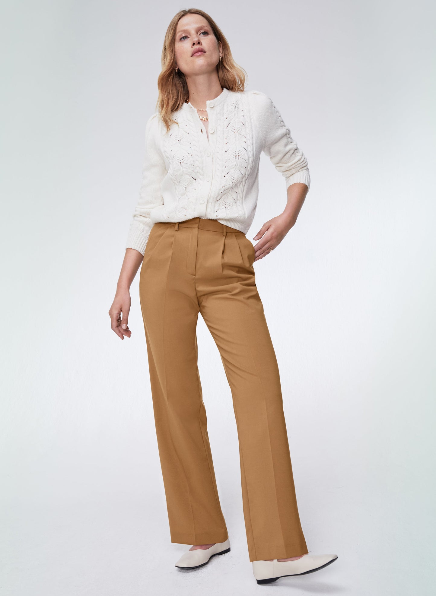 Magnolia Upcycled Trousers / Butterscotch