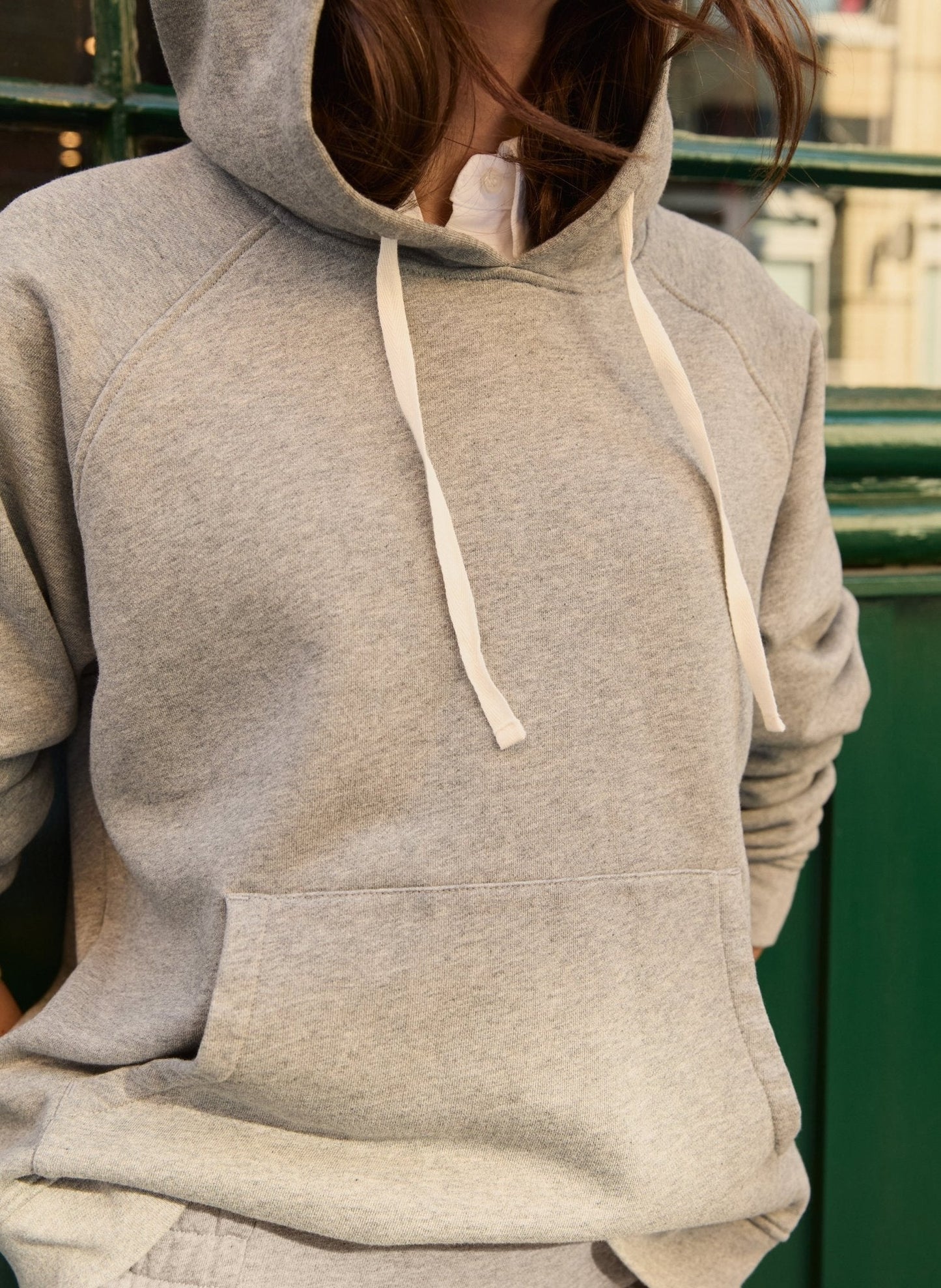 Arden Organic Cotton Hoodie / Grey Marl