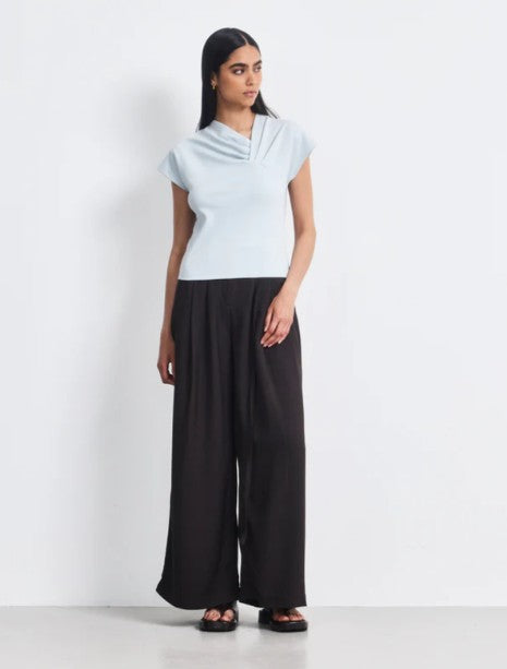 Blaine Top in Icy Blue