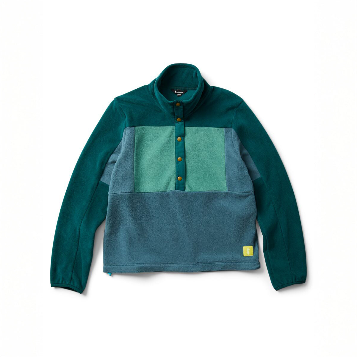 Encima Fleece Pullover - Deep Ocean and Firefly