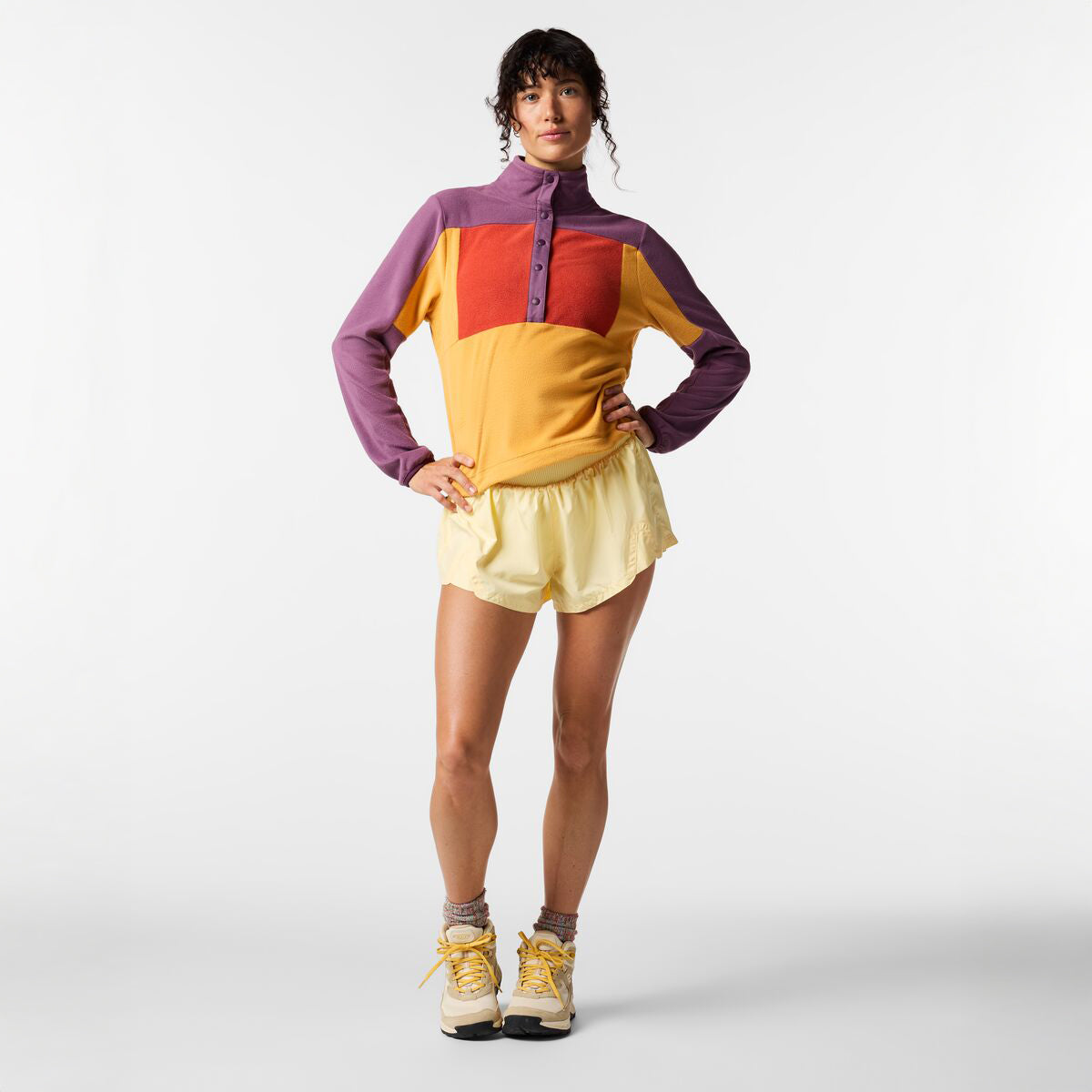 Encima Fleece Pullover - Mystic and Honeycomb
