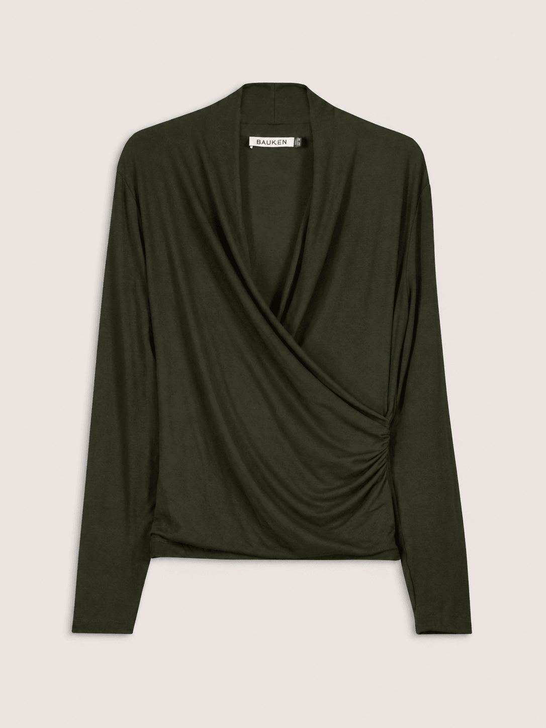 Gylda Fixed Wrap Top - Khaki