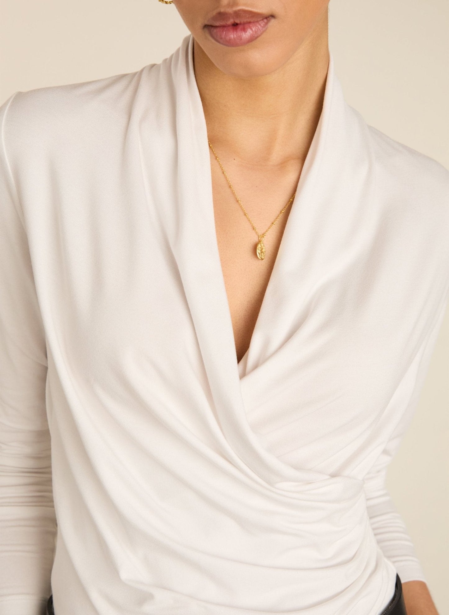 Gylda Wrap Top / Pure White