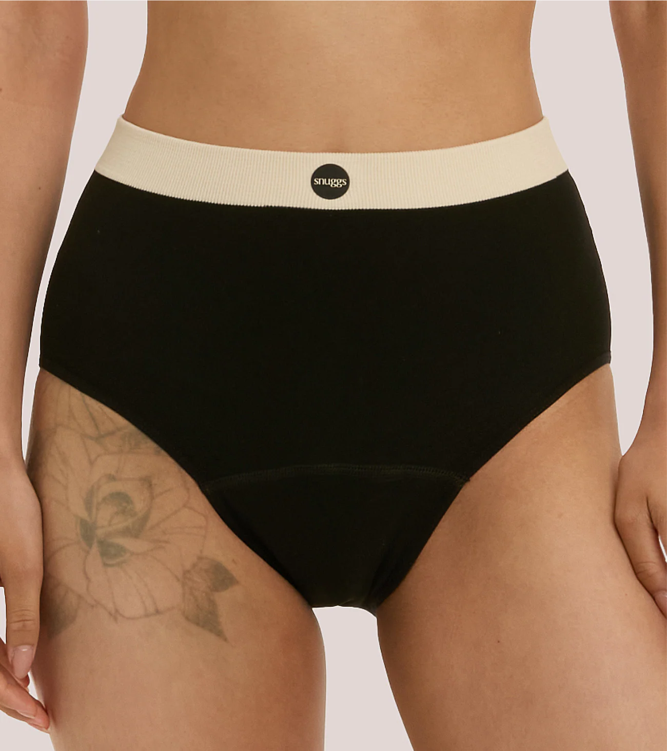 Period Underwear - Sunday Hugger, Extra Heavy Flow, Black