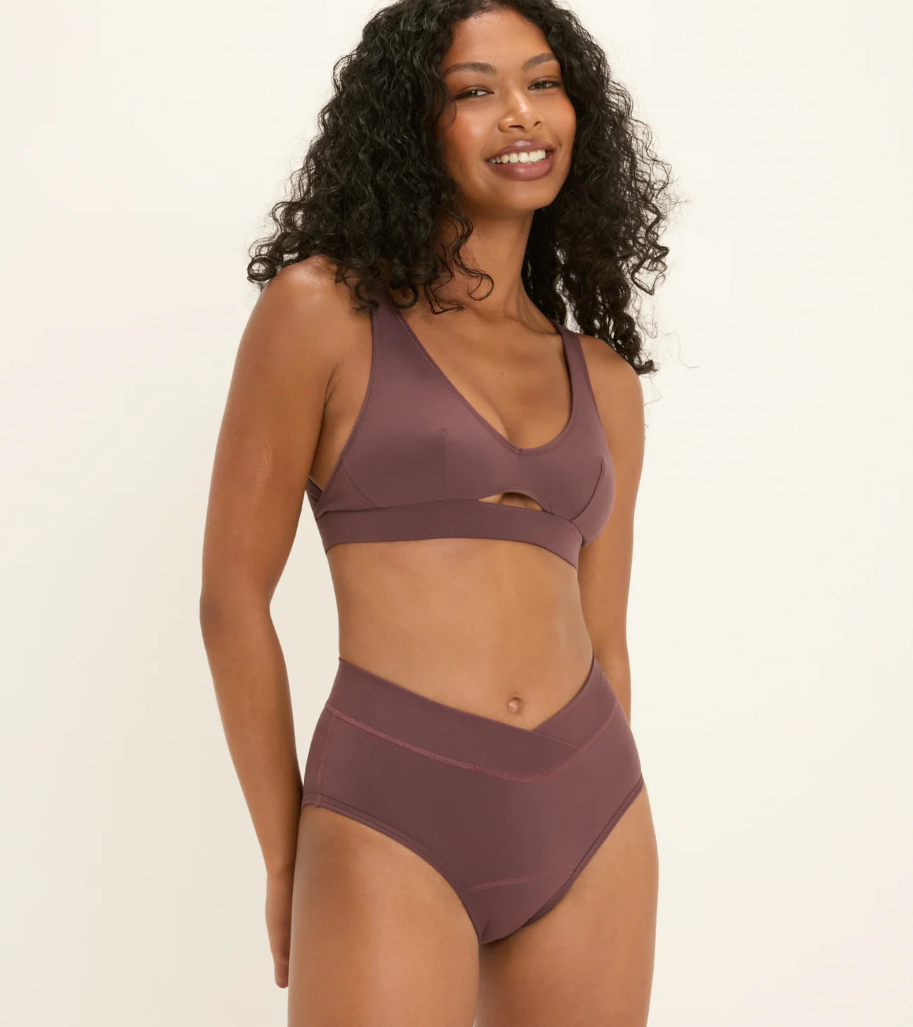 Period Underwear - Aurora Hugger, Extra Heavy Flow, Brown