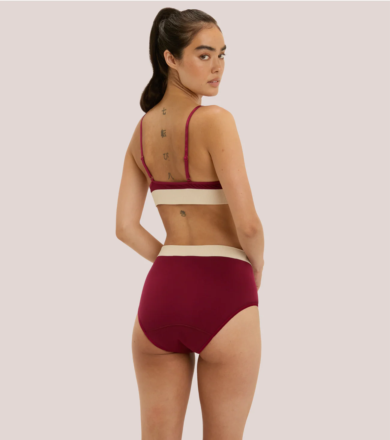 Period Underwear - Sunday Hugger, Extra Heavy Flow, Cherry