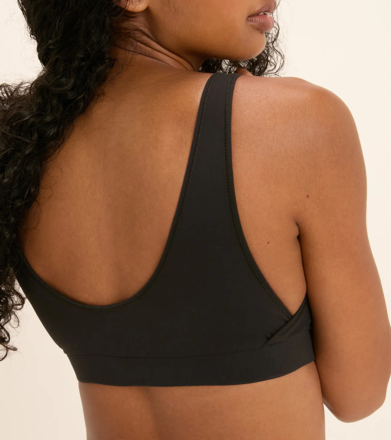 Aurora Lounge Bra, Black