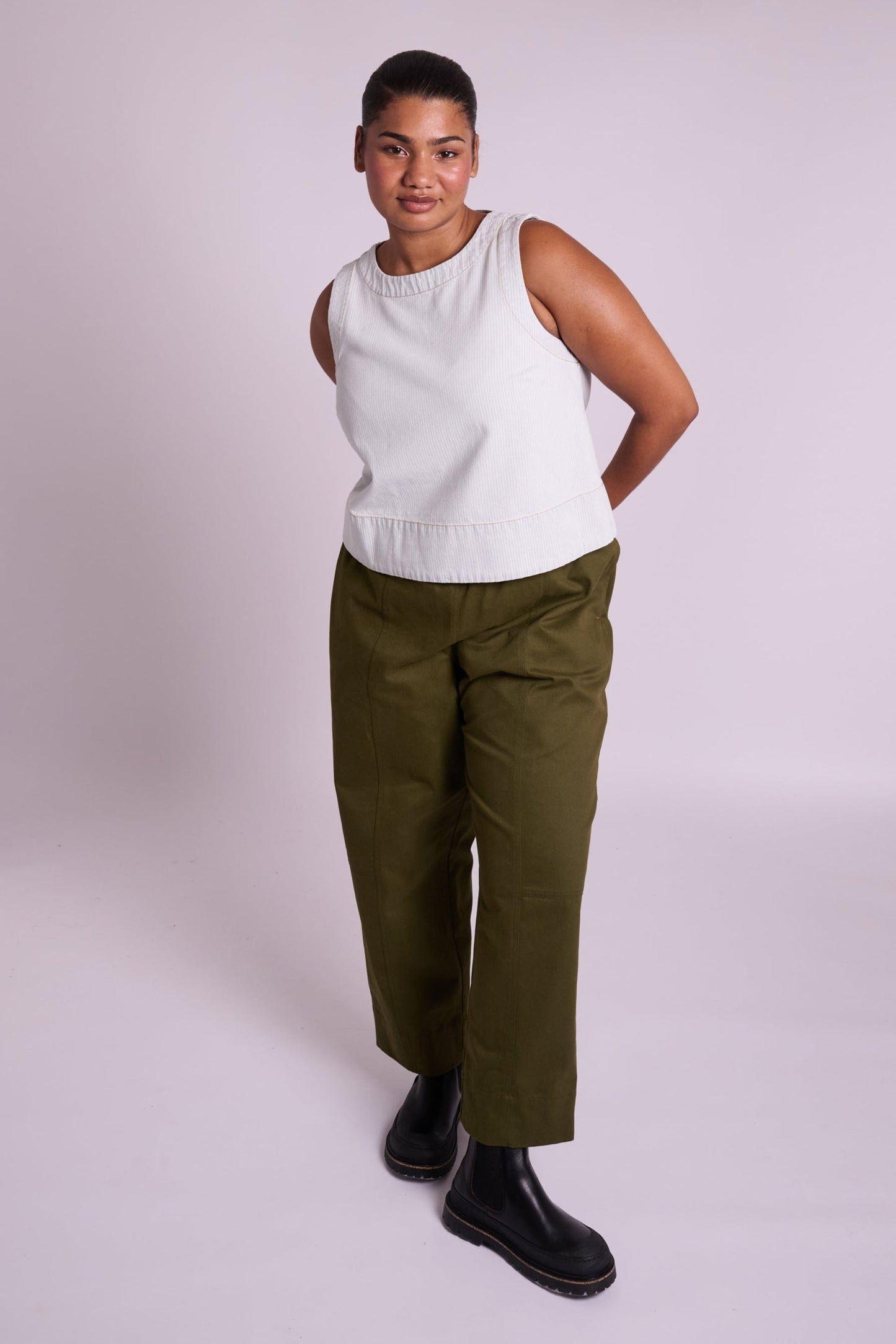 Taylor Ticking Stripe Top