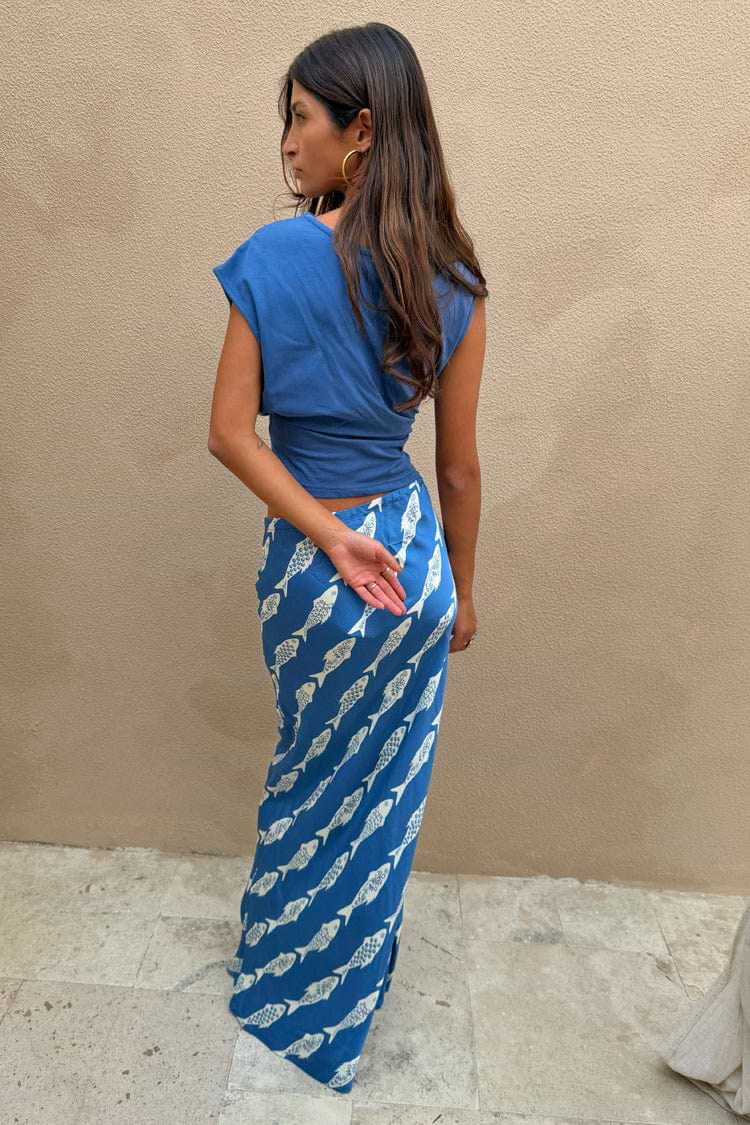 Blue Marina Dorris Skirt