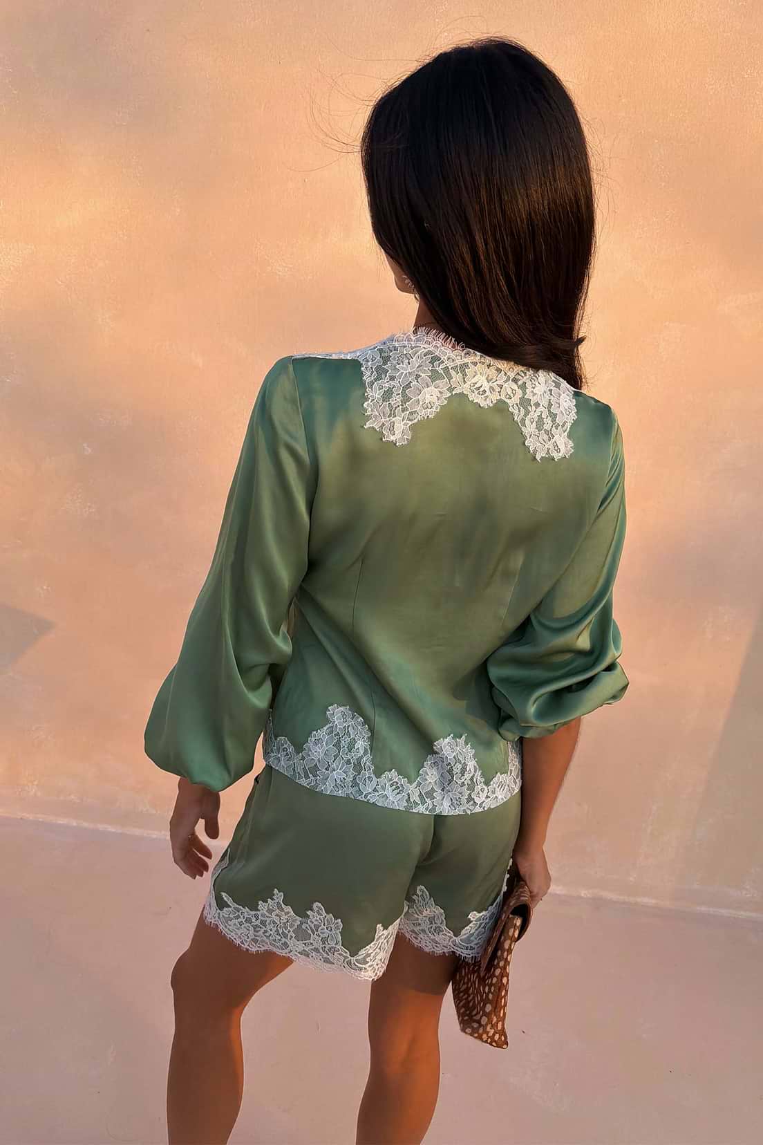 Green Lace Romi Top